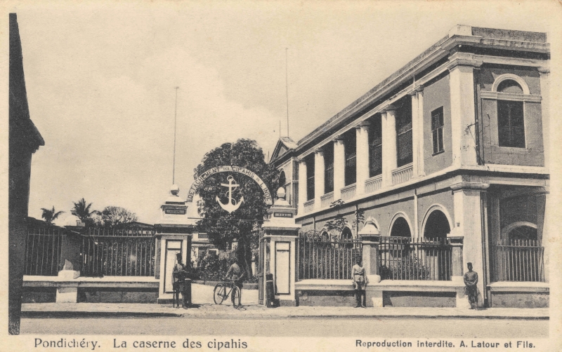 03-06 - Pondichery - caserne cipahis (rue Dumas) - 2